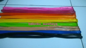 balon twist/balon pentil pelangi