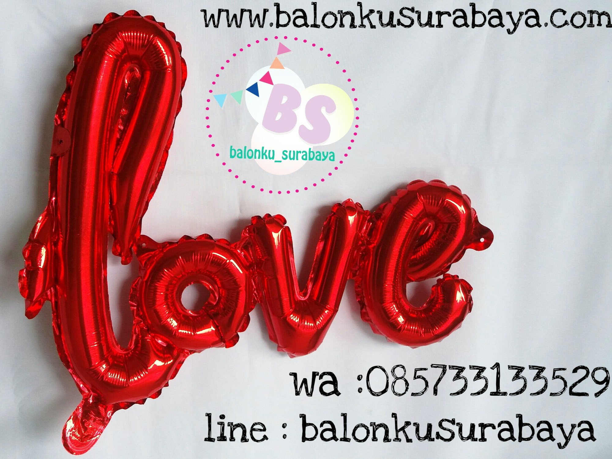 balon foil love letter, balon doff, balon latex doff, balon ulang tahun, balon dekorasi, balon foil, balon metalik, balon twist, balon latex, balon huruf, balon angka, supplier balon, dekorasi balon, sablon balon, confetti, bendera ulang tahun, balon LED, lampion terbang