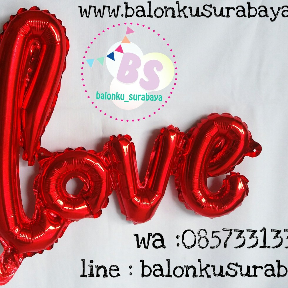 balon foil love letter, balon doff, balon latex doff, balon ulang tahun, balon dekorasi, balon foil, balon metalik, balon twist, balon latex, balon huruf, balon angka, supplier balon, dekorasi balon, sablon balon, confetti, bendera ulang tahun, balon LED, lampion terbang