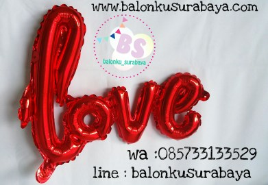 balon foil love letter, balon doff, balon latex doff, balon ulang tahun, balon dekorasi, balon foil, balon metalik, balon twist, balon latex, balon huruf, balon angka, supplier balon, dekorasi balon, sablon balon, confetti, bendera ulang tahun, balon LED, lampion terbang
