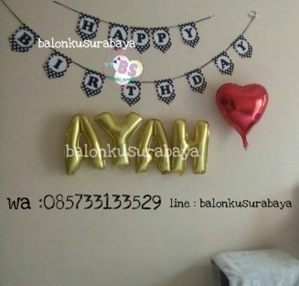 dekorasi ulang tahun simple