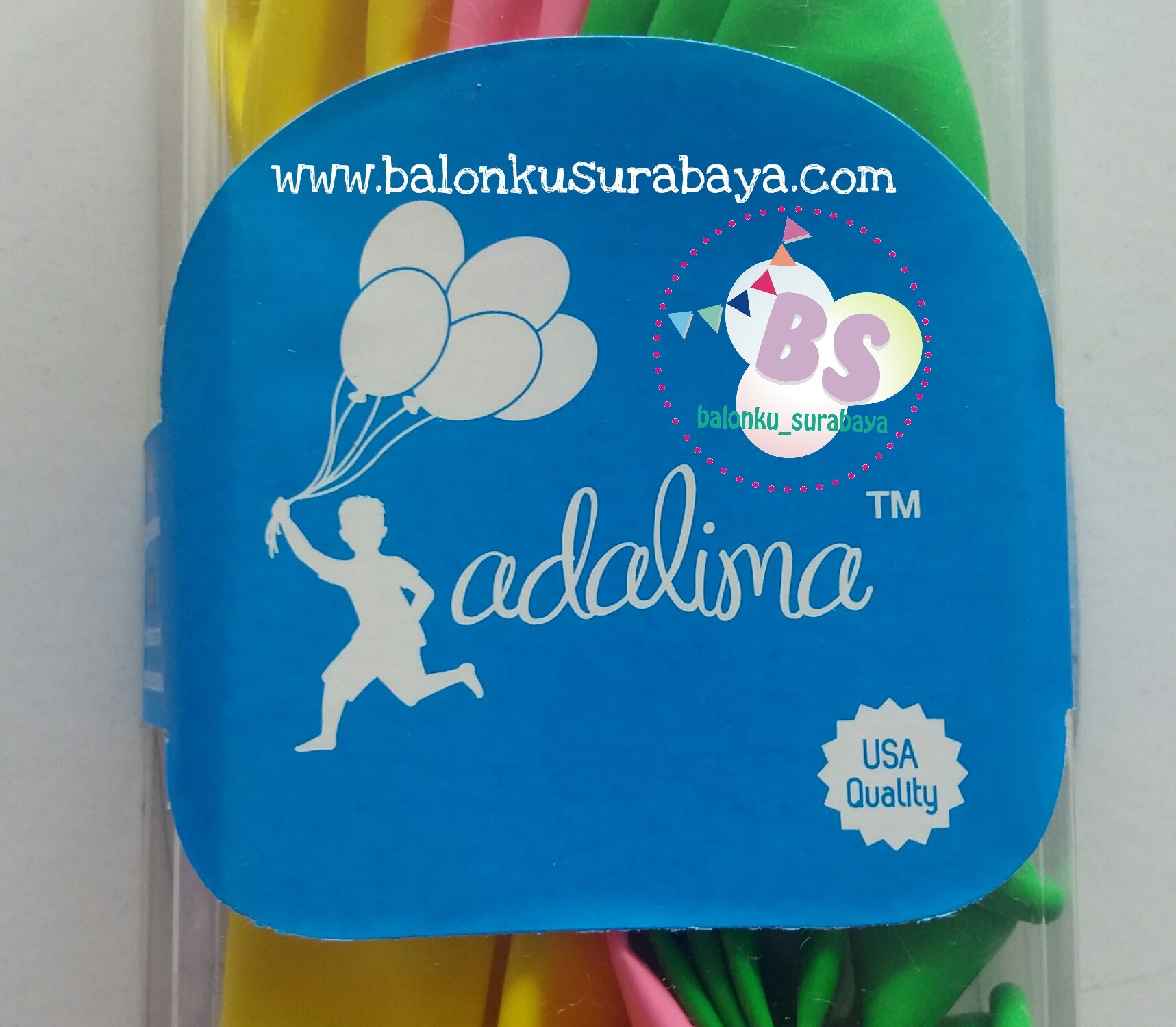 balon latex warna- warni, balon adalima, balon doff, balon metalik
