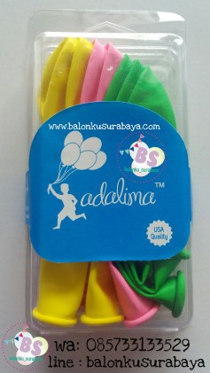 balon latex warna- warni, balon adalima, balon doff, balon metalik
