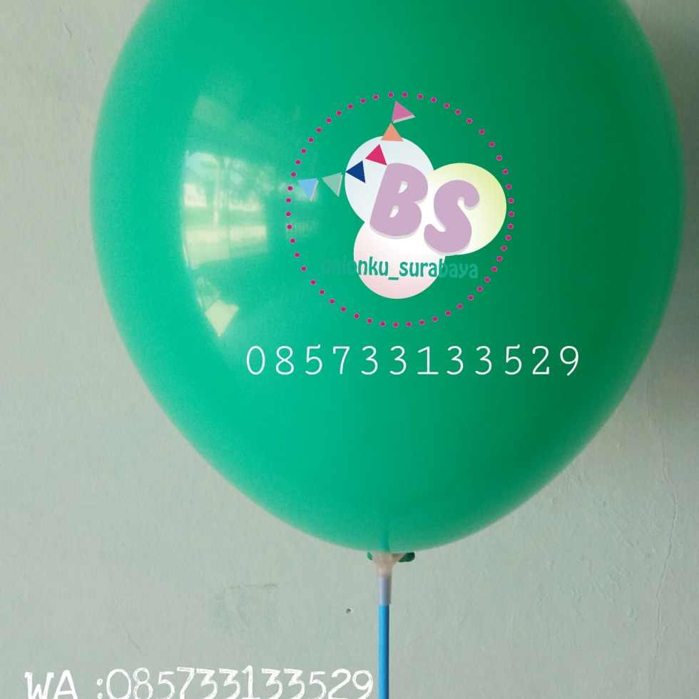 Balon crystal, balon doff, balon metalik, balon gas, balon dekorasi, balon surprise, balon hijau