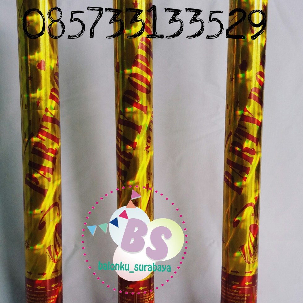 Confetti, party popper, confetti surabaya