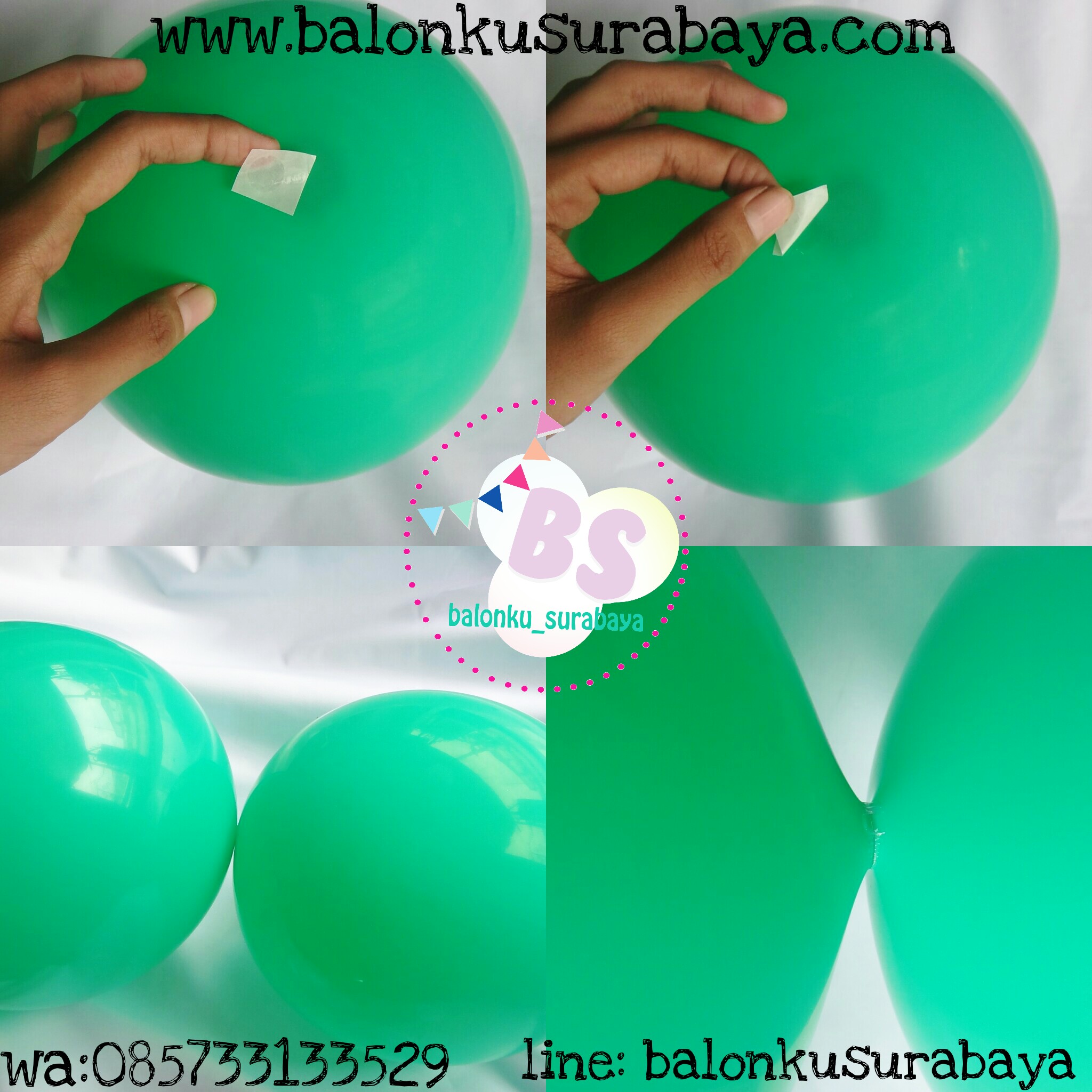 glue dots, lem balon, perekat balon