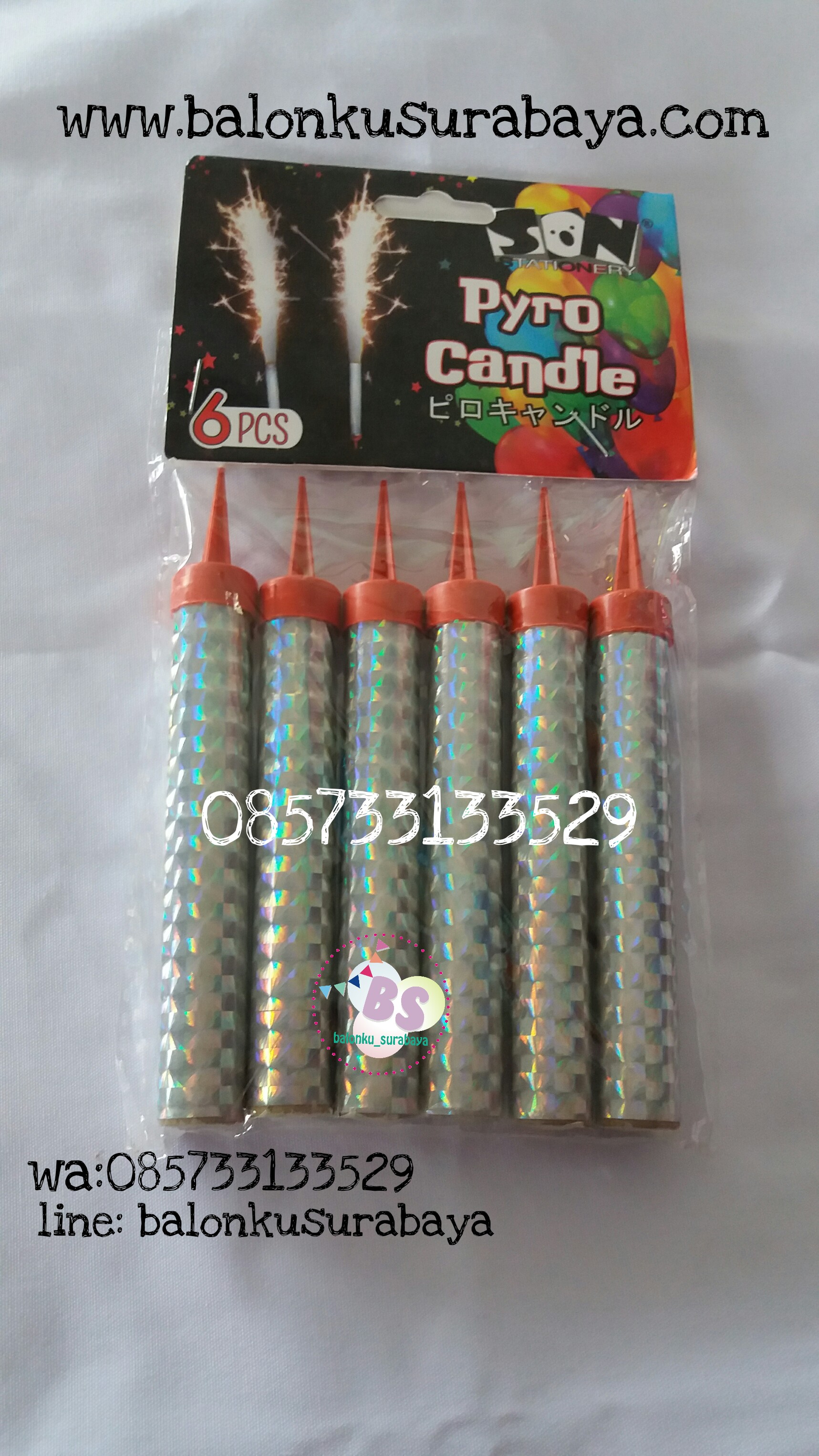 Lilin Air Mancur, Lilin ulang tahun