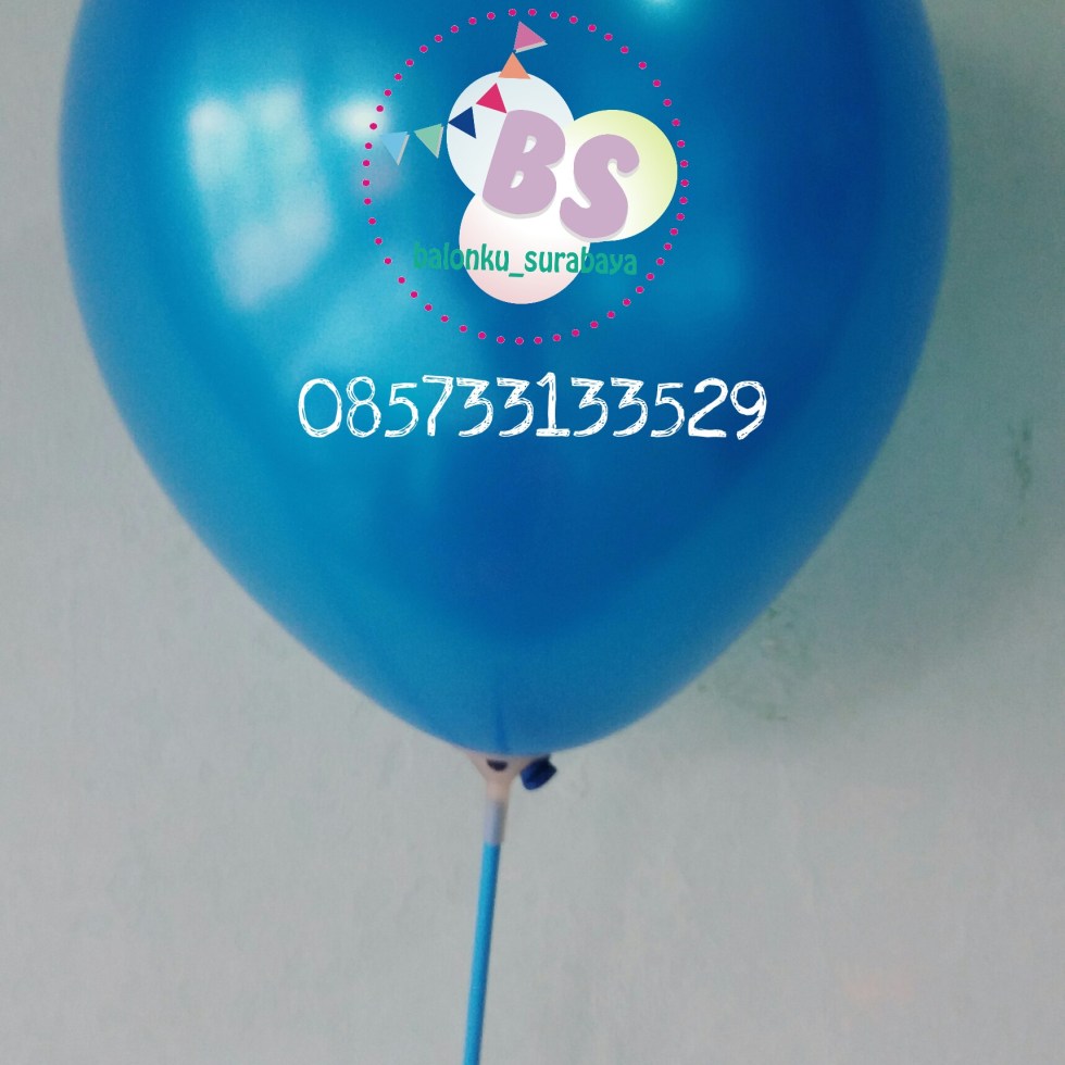 Balon crystal, balon doff, balon metalik, balon gas, balon dekorasi, balon surprise, ballon latex metalik biru tua