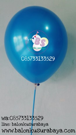 Balon crystal, balon doff, balon metalik, balon gas, balon dekorasi, balon surprise, ballon latex metalik biru tua