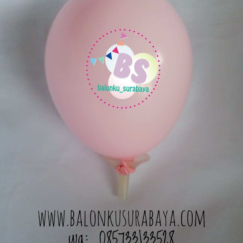 Balon Latex 5 inch Pink, distributor balon, balon promosi, balon dekorasi