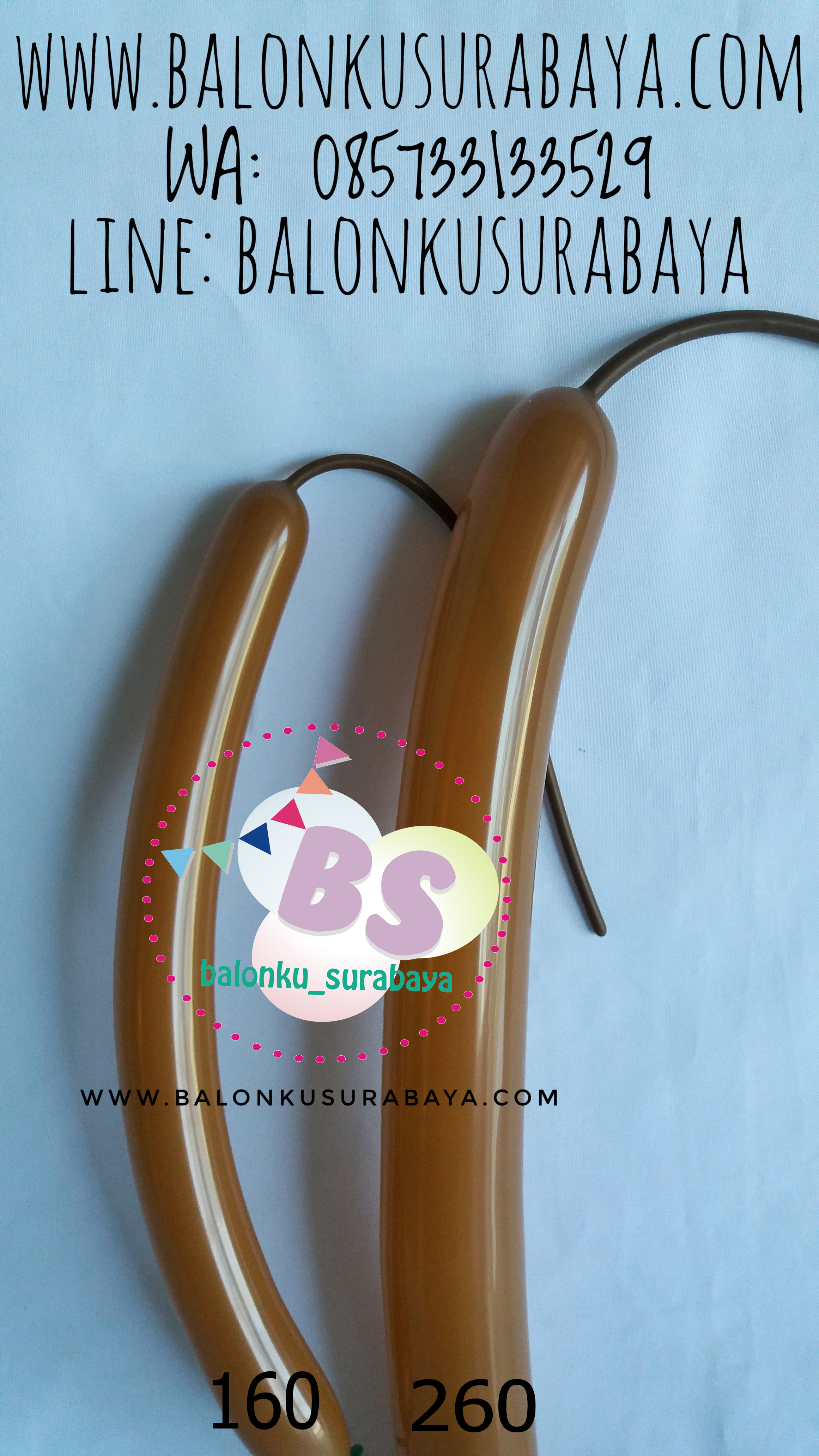 Balon Panjang,Balon Twist,Balon Pentil Warna Kulit, distributor balon, balon dekorasi, balon promosi, party planner