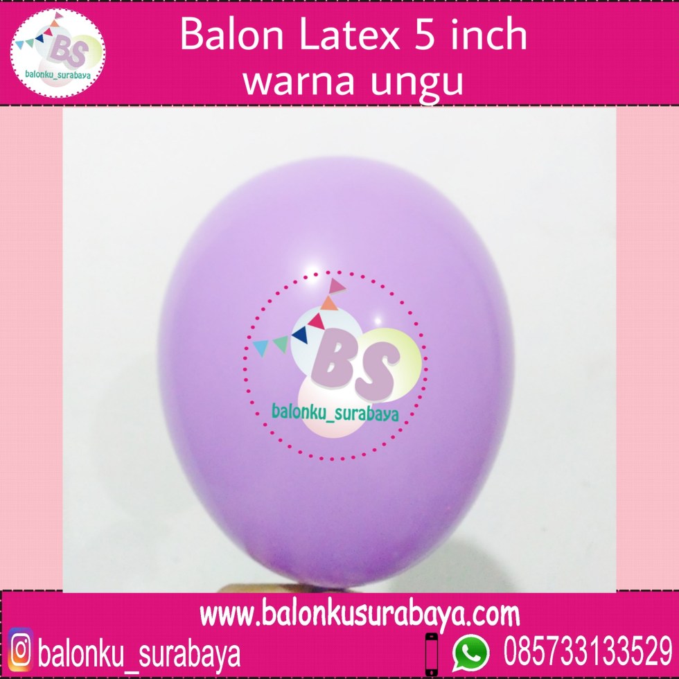 jual balon latex 5 inch ungu, BAlon Gas,Bunga dekorasi,Rangkaian bunga artificial, Buket bunga, buket bunga mawar, harga buket bunga,Balon sablon, balon Printing, balon promosi, , Perlengkapan ulang tahun, Balon latex , balon doff, balon latex, balon doff merah, balon natal, balon agustusan, balon dekorasi, balonku Surabaya, 085733133529