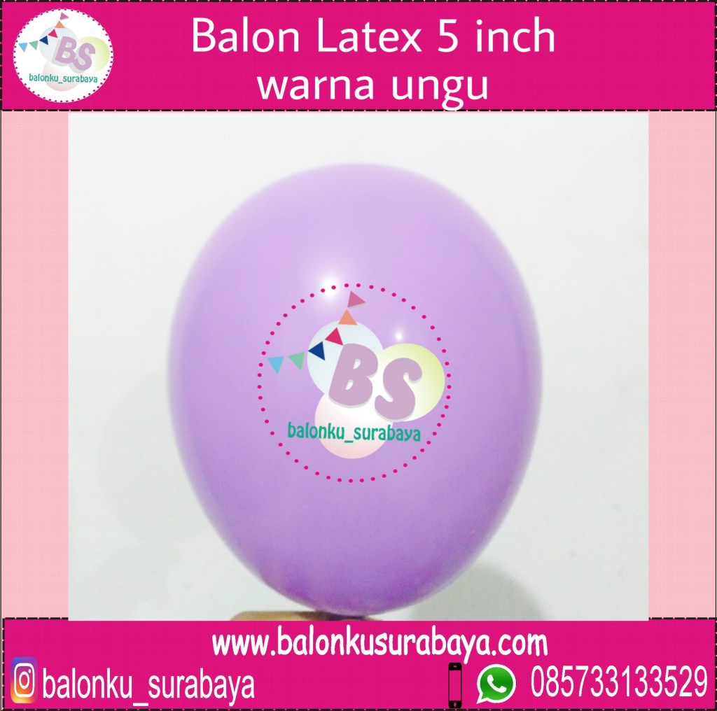 jual balon latex 5 inch ungu, BAlon Gas,Bunga dekorasi,Rangkaian bunga artificial, Buket bunga, buket bunga mawar, harga buket bunga,Balon sablon, balon Printing, balon promosi, , Perlengkapan ulang tahun, Balon latex , balon doff, balon latex, balon doff merah, balon natal, balon agustusan, balon dekorasi, balonku Surabaya, 085733133529