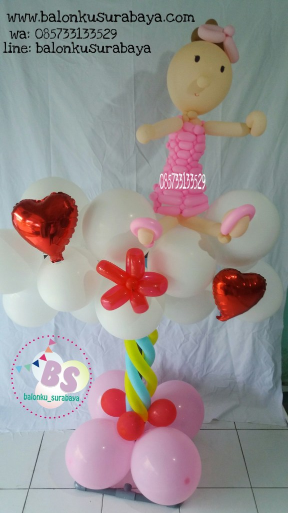 Parcel Balon, dekorasi balon, balon bayi, balon baby shower, distributor balon