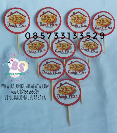 Cake topper Happy birthday, dekorasi balon, distributor balon, balon print, balon promosi, balon gas