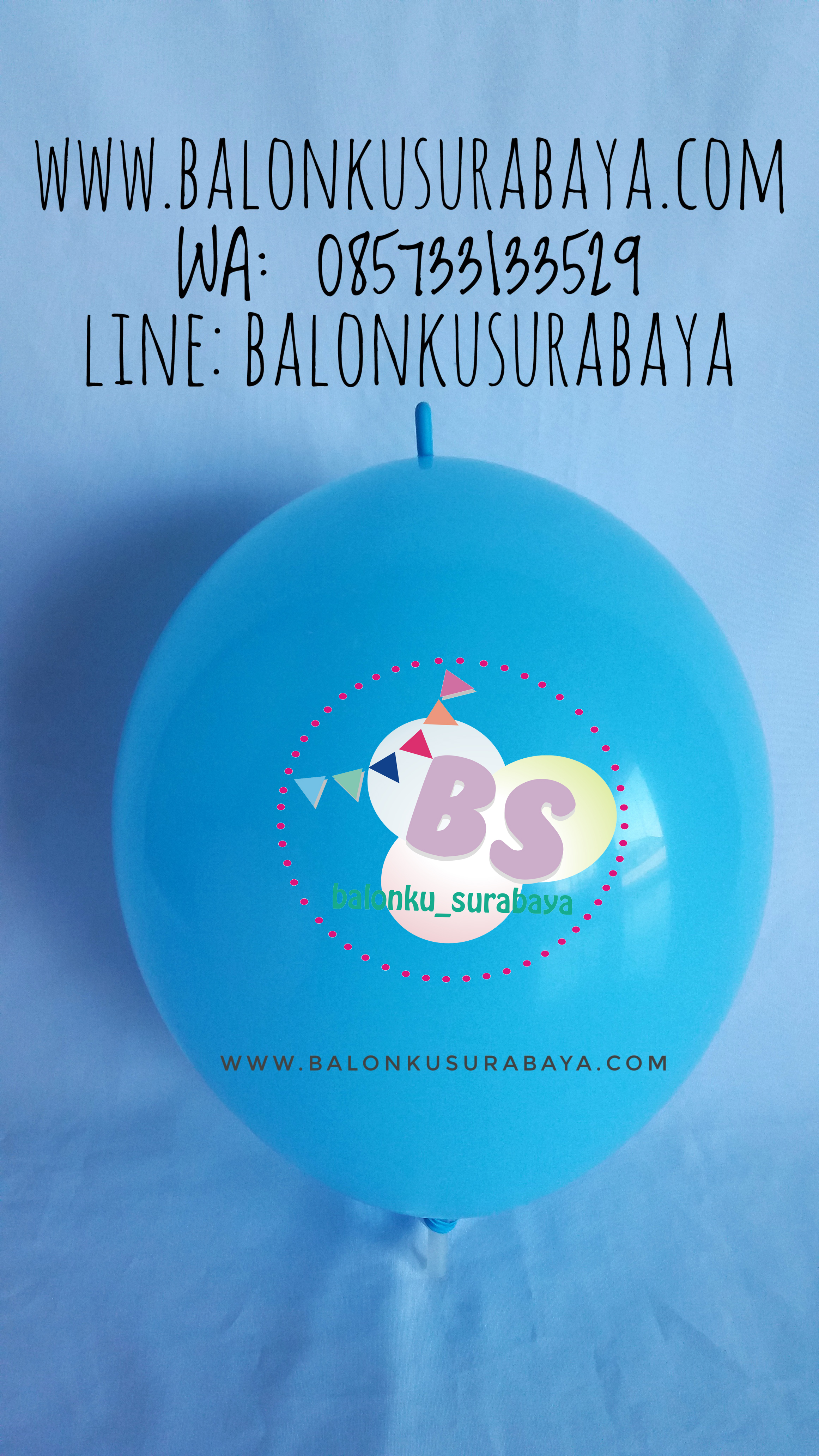 Balon Latex ekor, balon ekor, balon sambung, balon link, distributor balon, sablon balon, balon gas, balon promosi