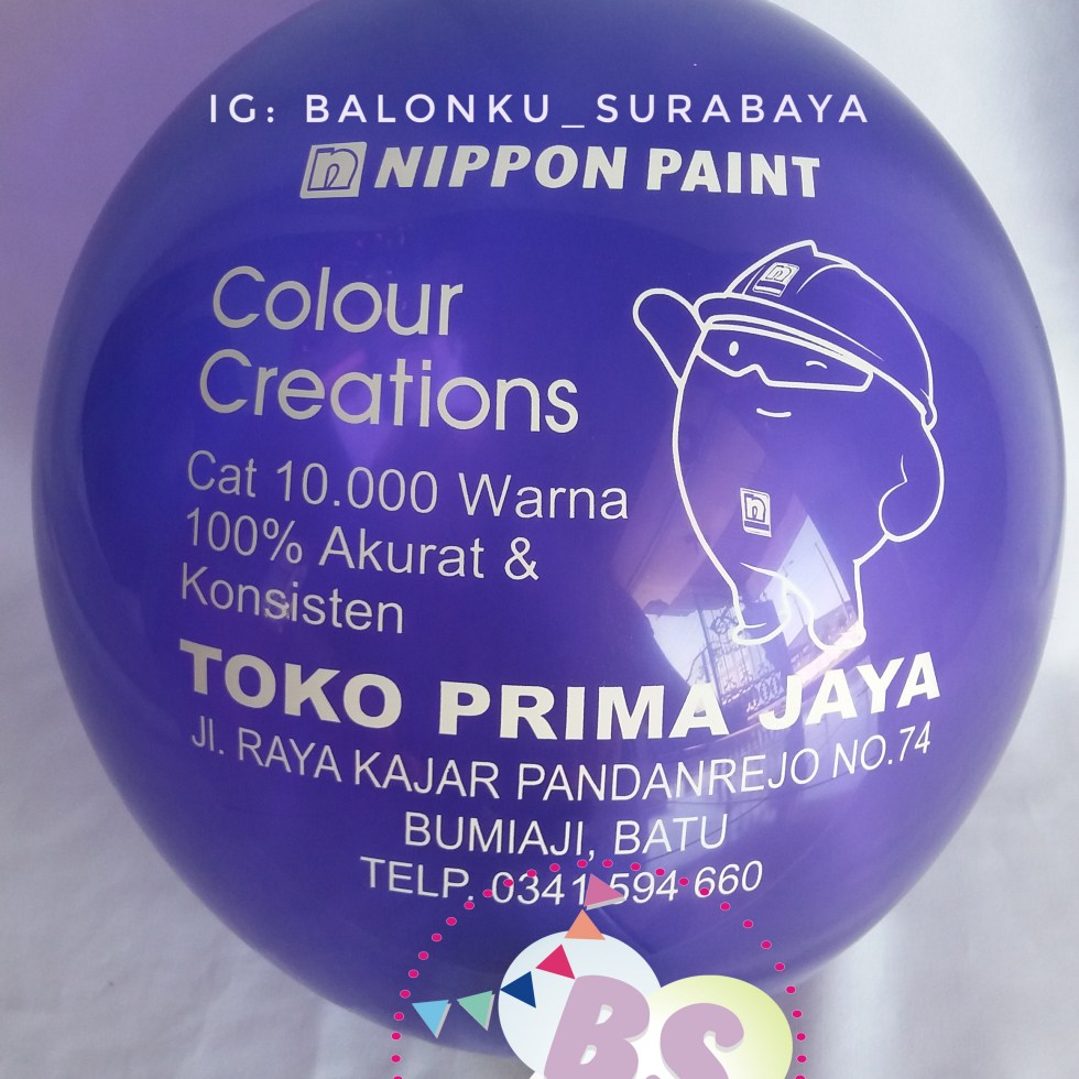 Balon Print, Balon Sablon, Balon Promosi, Balon Sablon Perusahaan, Distributor Balon, Gudang Balon, Vendor balon