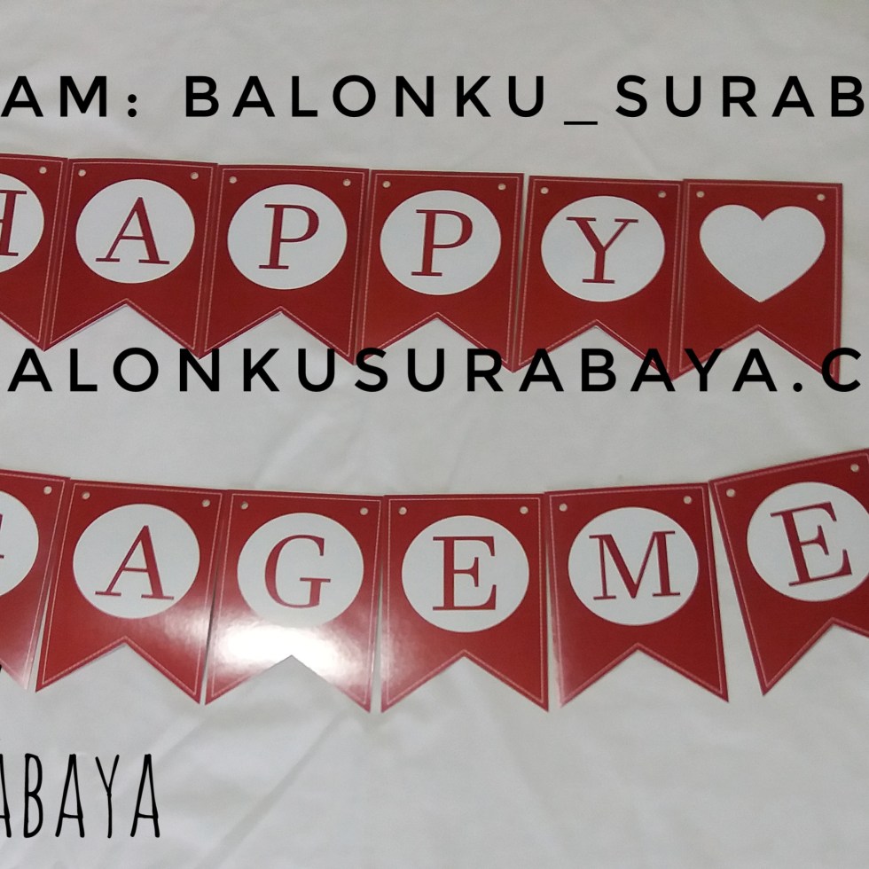 Bunting Flag Custom Nama, Bunting flag Aqiqah, party planner, dekorasi balon, distributor balon, balon print, balon promosi, balon gas