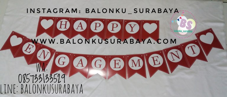 Bunting Flag Custom Nama, Bunting flag Aqiqah, party planner, dekorasi balon, distributor balon, balon print, balon promosi, balon gas