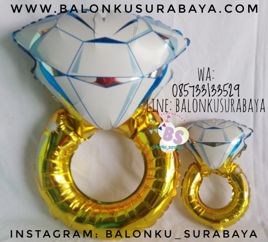 Jual Balon Foil Cincin, Jual balon foil, Jual balon latex, Balon sablon, Balon Custom, Dekorasi balon, Balon Promosi, Balon gas surabaya