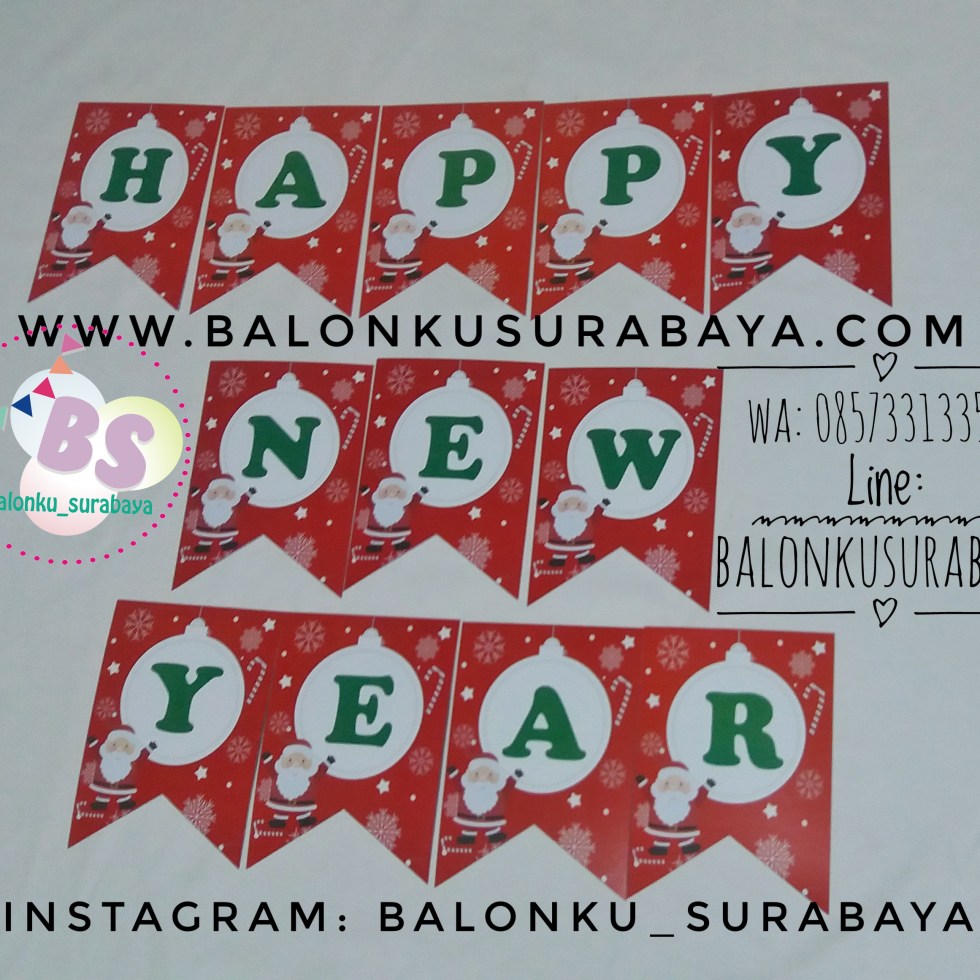 Bunting Flag Custom Nama, Bunting flag Aqiqah, party planner, dekorasi balon, distributor balon, balon print, balon promosi, balon gas
