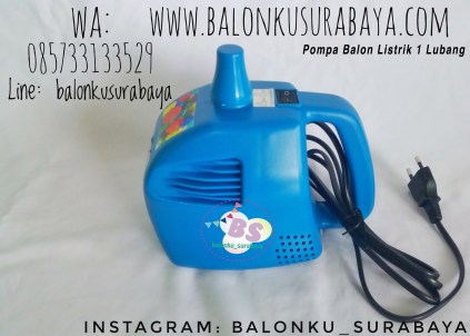 Jual pompa balon listrik, Jual Balon tongkat karakter, Jual balon foil, Jual balon latex, Balon sablon, Balon Custom, Dekorasi balon, Balon Promosi, Balon gas surabaya