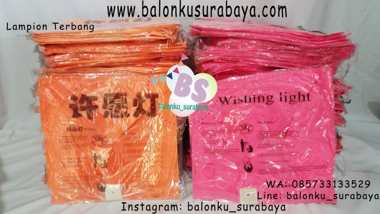 Jual lampion terbang, Jual Balon tongkat karakter, Jual balon foil, Jual balon latex, Balon sablon, Balon Custom, Dekorasi balon, Balon Promosi, Balon gas surabaya