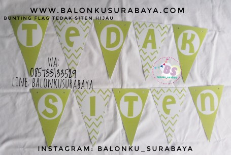 Jual bunting flag tedak siten, Jual Balon tongkat karakter, Jual balon foil, Jual balon latex, Balon sablon, Balon Custom, Dekorasi balon, Balon Promosi, Balon gas surabaya