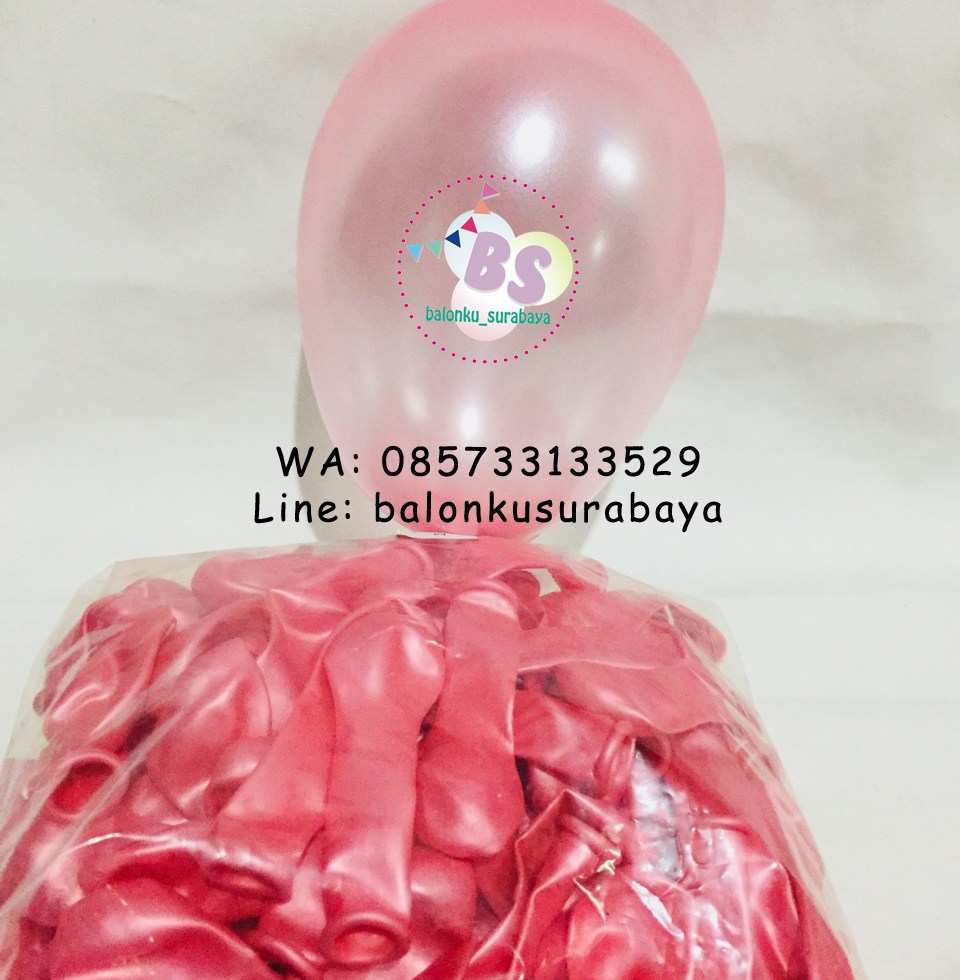 Jual Balon 5 Inch Metalik Pink, Dekorasi Ulang Tahun Anak Sederhana, Jual Balon tongkat karakter, Jual balon foil, Jual balon latex, Balon sablon, Balon Custom, Dekorasi balon, Balon Promosi, Balon gas surabaya
