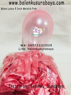 Jual Balon 5 Inch Metalik Pink, Dekorasi Ulang Tahun Anak Sederhana, Jual Balon tongkat karakter, Jual balon foil, Jual balon latex, Balon sablon, Balon Custom, Dekorasi balon, Balon Promosi, Balon gas surabaya