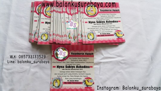 Stiker Aqiqah, jual balon print , jual balon gas, toko balon surabaya, alamat toko balon, balon promosi, balon sablon, balon gate, balon print, dekorasi balon, balon dekorasi, balon ulang tahun, supplier balon, balon print