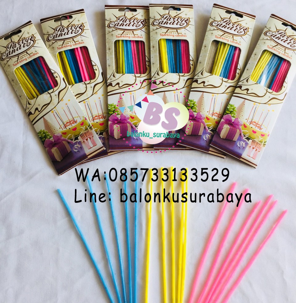lilin ulang tahun, lilin sparkling, lilin panjang, dekorasi balon, balon dekorasi, jual balon print , jual balon gas, toko balon surabaya, alamat toko balon, balon promosi, balon sablon, balon gate, balon print, dekorasi balon, balon dekorasi, balon ulang tahun, supplier balon, balon print