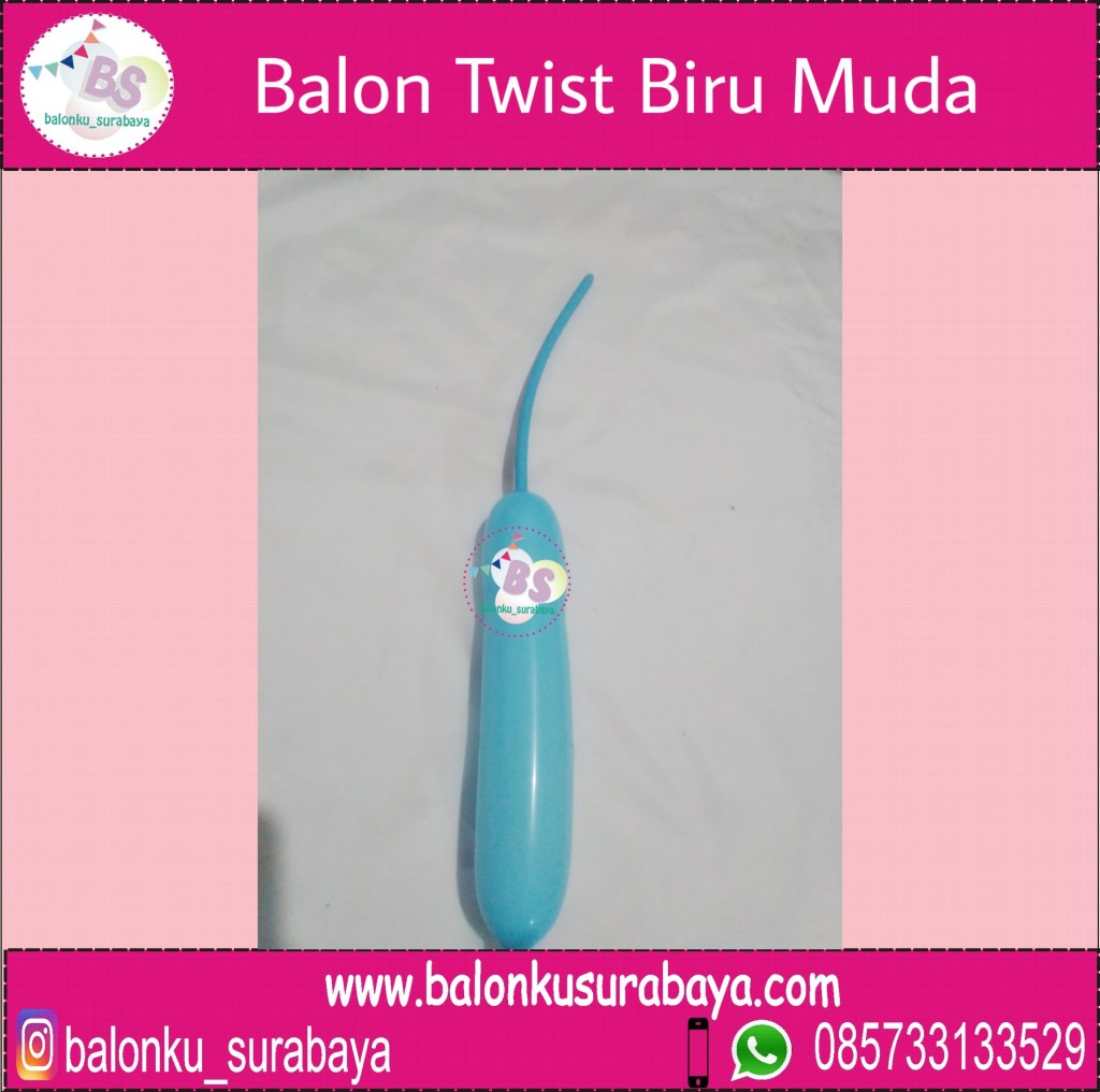 jual balon latex twist biru muda, BAlon Gas,Bunga dekorasi,Rangkaian bunga artificial, Buket bunga, buket bunga mawar, harga buket bunga,Balon sablon, balon Printing, balon promosi, Perlengkapan ulang tahun, Balon latex , balon doff, balon natal, balon agustusan, balon dekorasi, balonku Surabaya, 085733133529