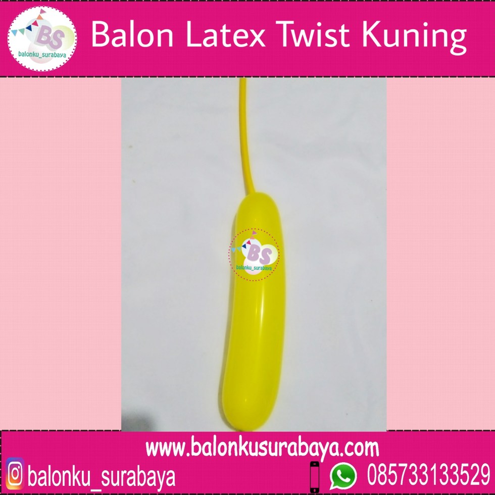 jual balon latex twist kuning, BAlon Gas,Bunga dekorasi,Rangkaian bunga artificial, Buket bunga, buket bunga mawar, harga buket bunga,Balon sablon, balon Printing, balon promosi, Perlengkapan ulang tahun, Balon latex , balon doff, balon natal, balon agustusan, balon dekorasi, balonku Surabaya, 085733133529
